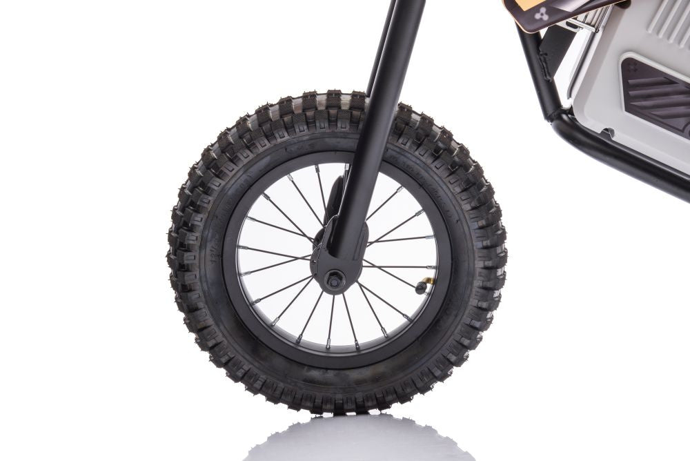 Vienvietis elektrinis motociklas vaikams A9901, chaki