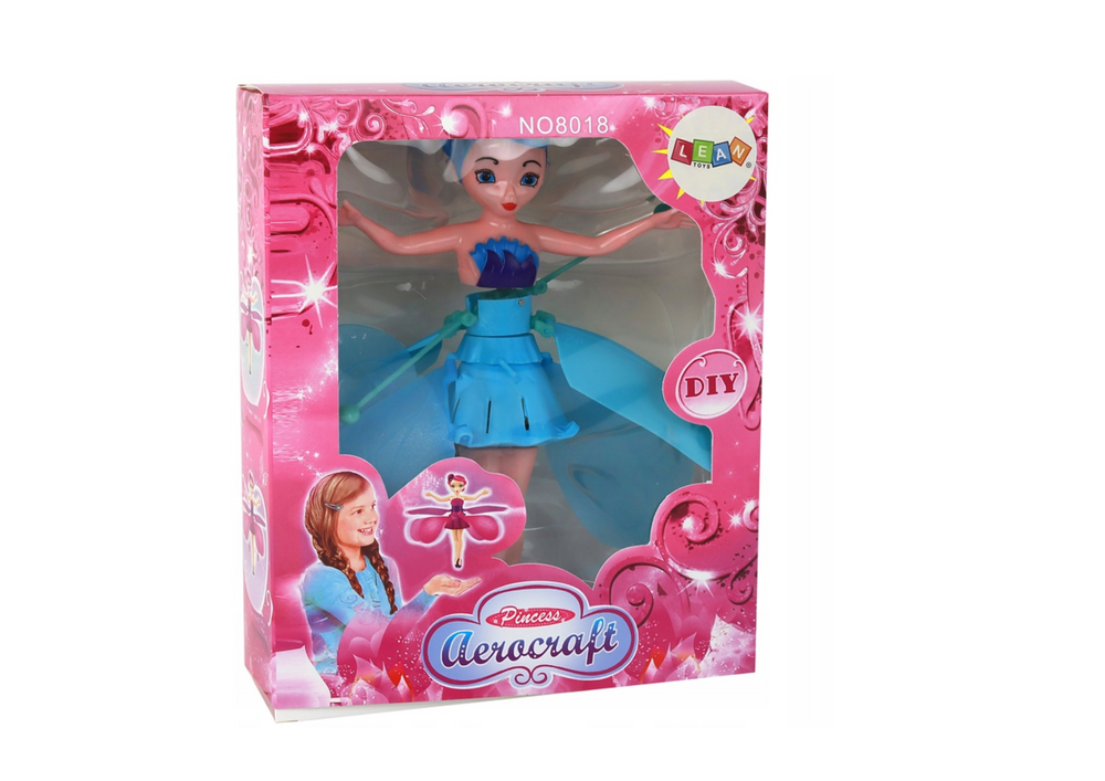 Interaktyvi skraidanti fėja, mėlyna