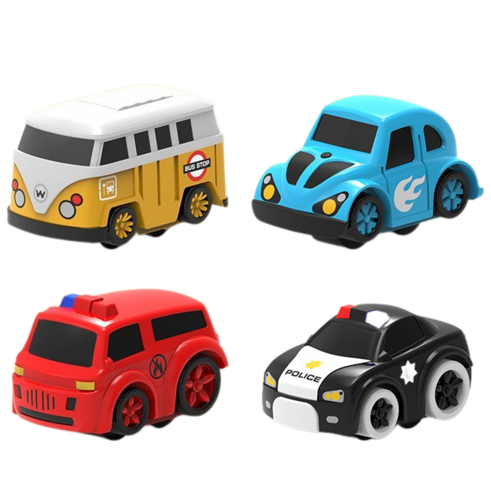 Interaktyvus kliūčių ruožas vaikams su automobiliais