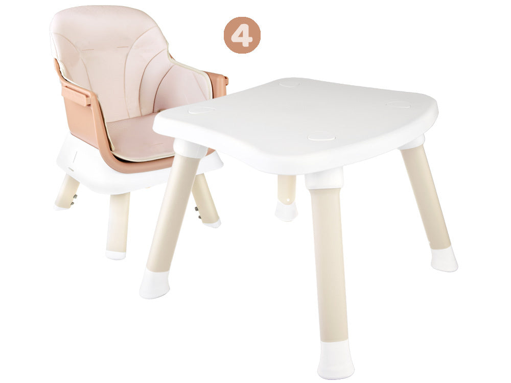 Maitinimo kėdutė vaikams 6in1, kreminė