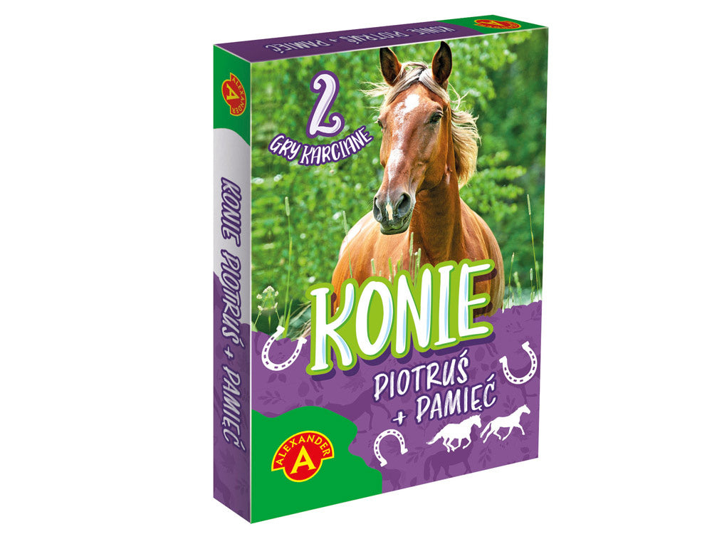 Kortų žaidimų Piteris ir Atmintis rinkinys, arkliai