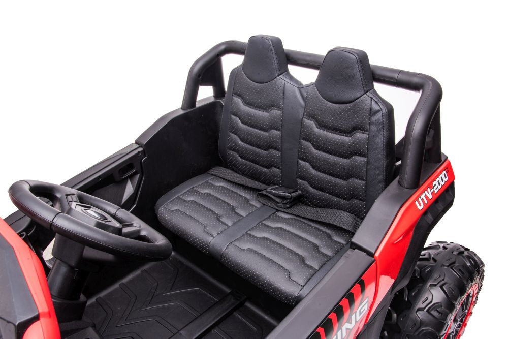 Vienvietis elektromobilis vaikams 4x4 YSA036, raudonas