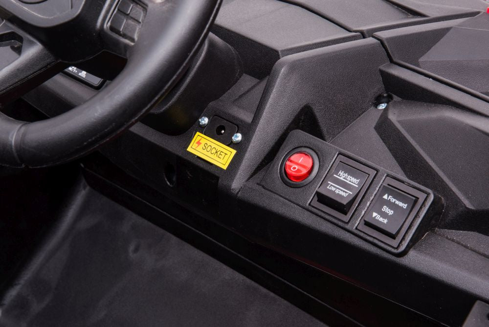 Vienvietis elektromobilis vaikams 4x4 YSA036, raudonas