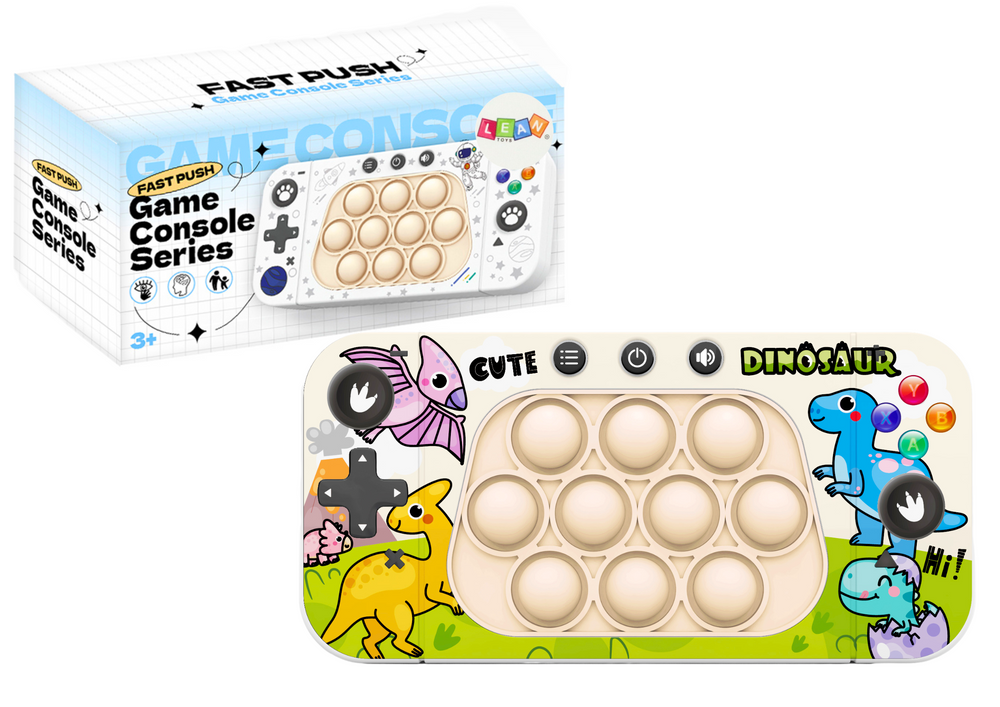 Arkadinė sensorinė konsolė „Pop It“, kreminė