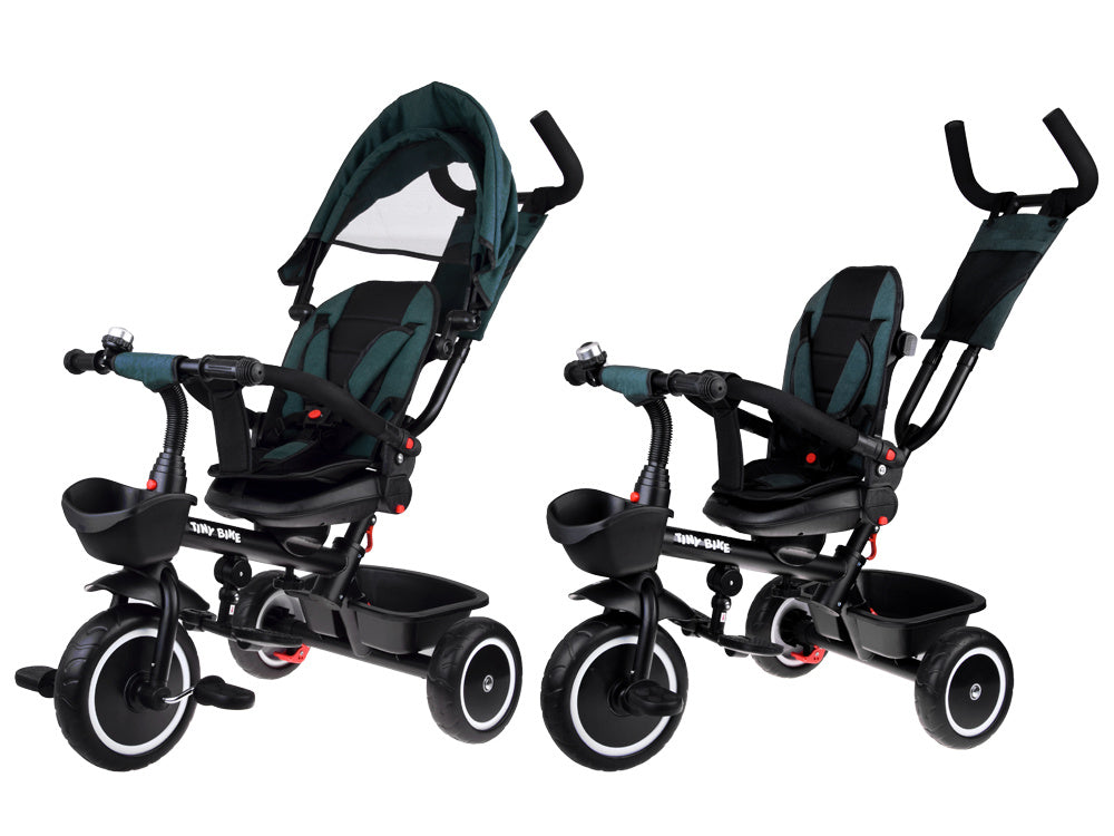 Vaikiškas triratukas su stogeliu 3in1 „Tiny Bike“
