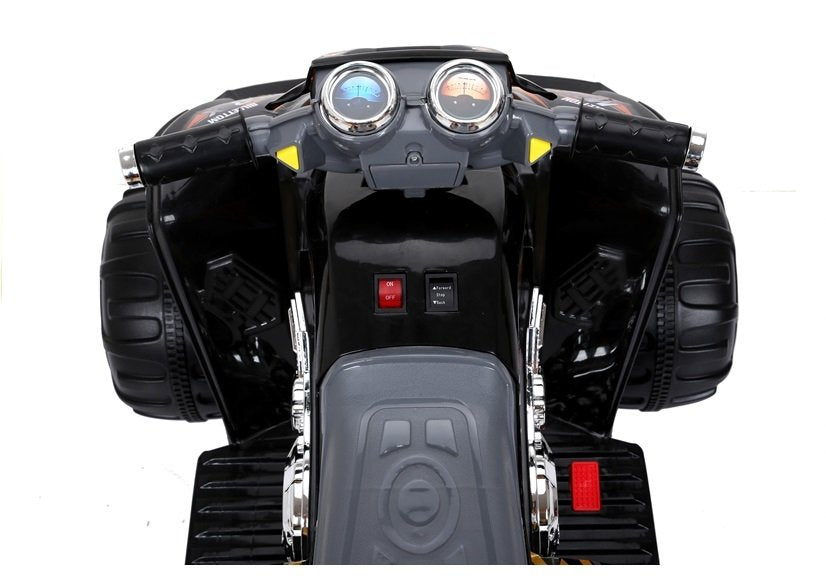 Elektrinis keturratis vaikams, juodas