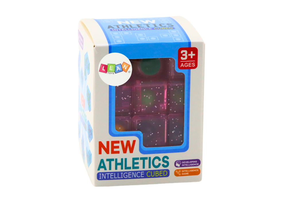 Loginių dėlionių žaidimas „Cube“ rožinis