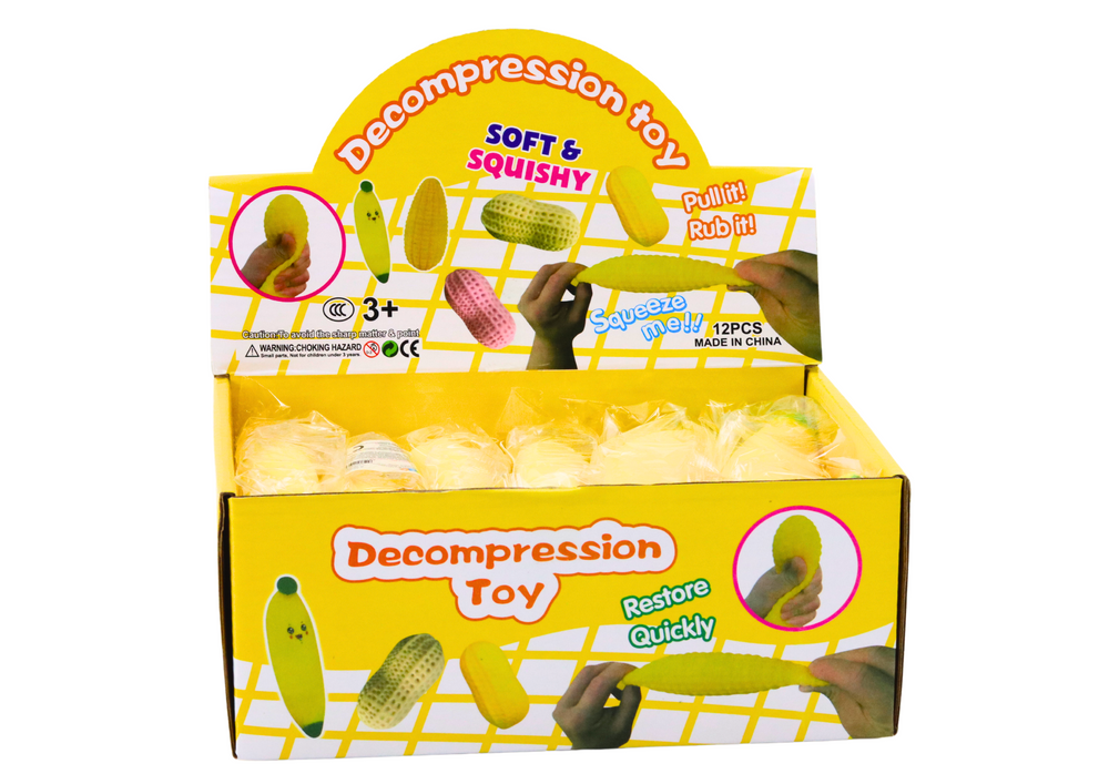 Minkomas antistresinis žaislas - bananas