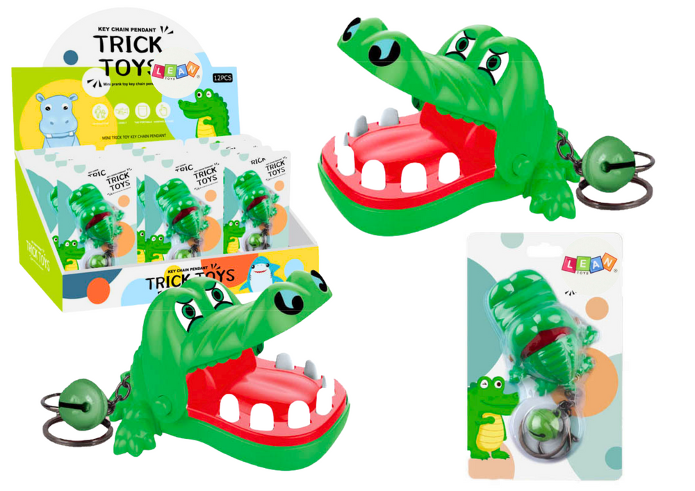 Raktų pakabukas „Kandžiojantis krokodilas“