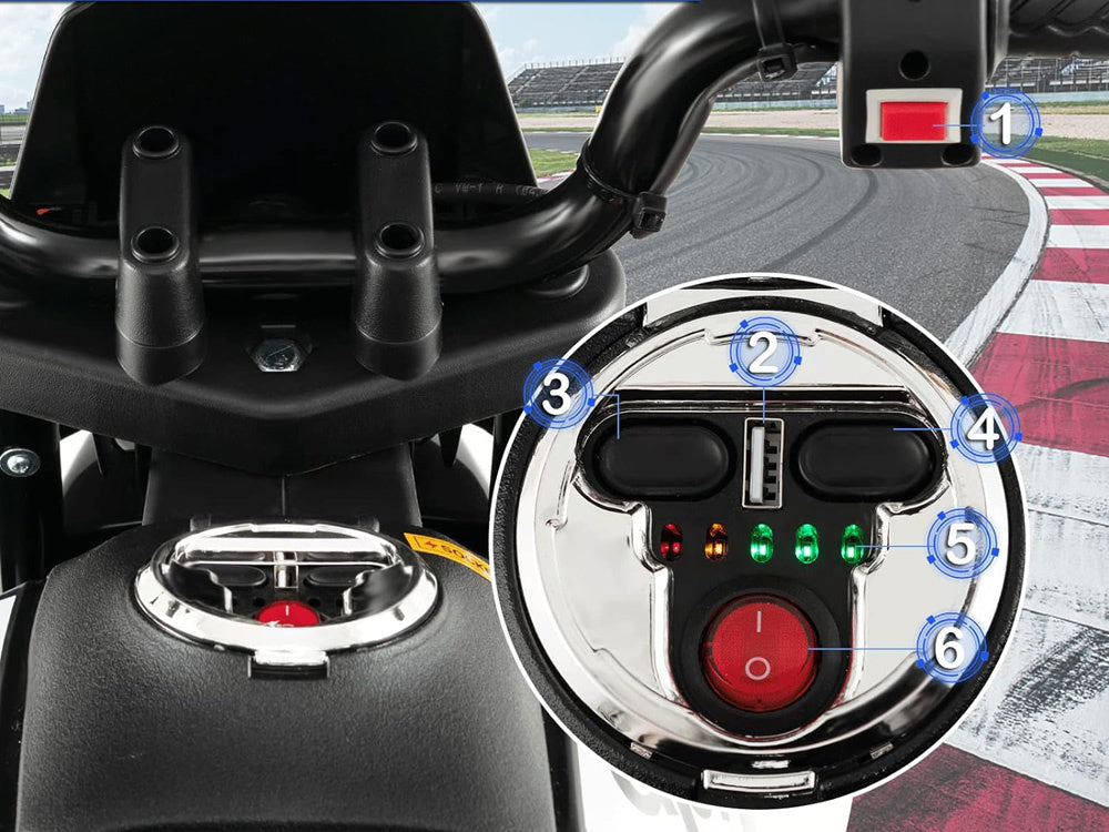 Motocross for a child APRILIA RX125 for battery PA0302