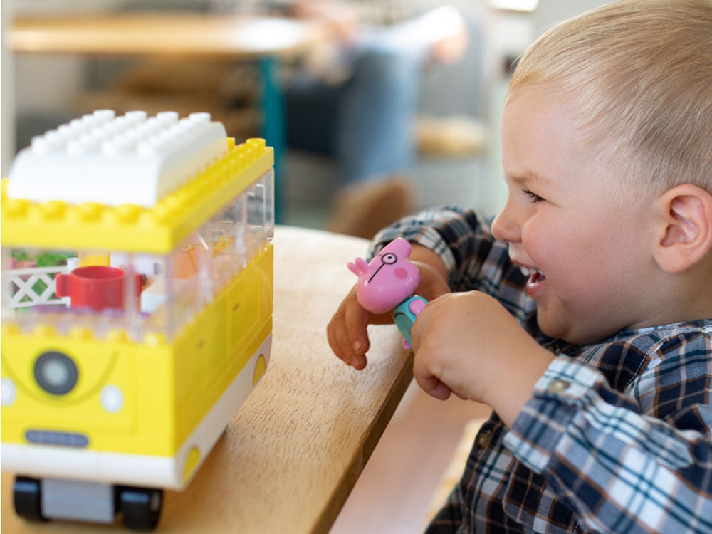 Konstruktorius kiaulytė Pepa ir kemperis, 52 el.