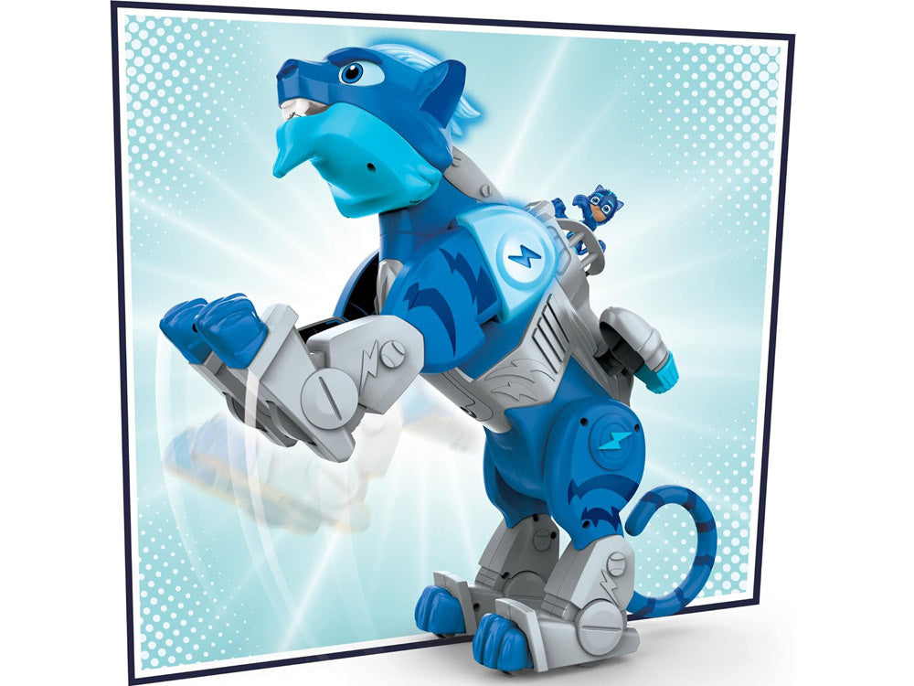 Interaktyvus katinas su garso ir šviesos efektais, mėlynas