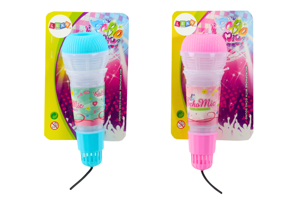 Vaikiškas mikrofonas Echo Light, mėlynas