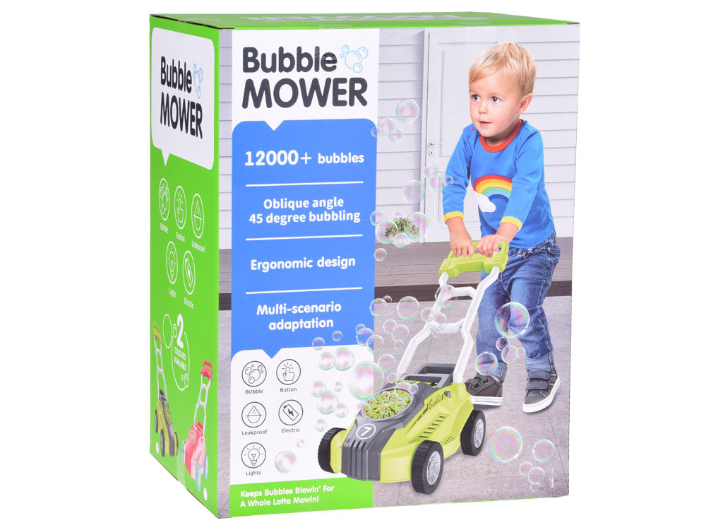 Muilo burbulų žoliapjovė su garso efektais, žalia