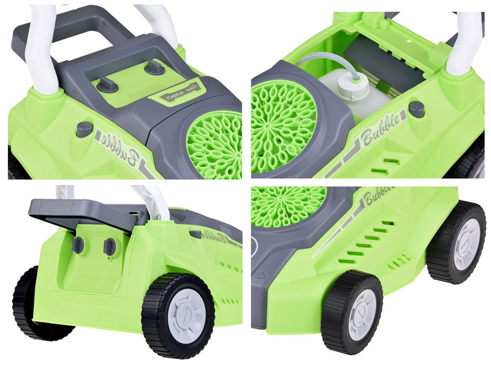 Muilo burbulų žoliapjovė su garso efektais, žalia