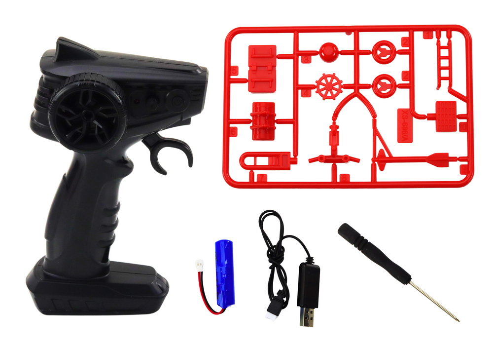 Nuotoliniu būdu valdomas valtis 1:72 35km/h