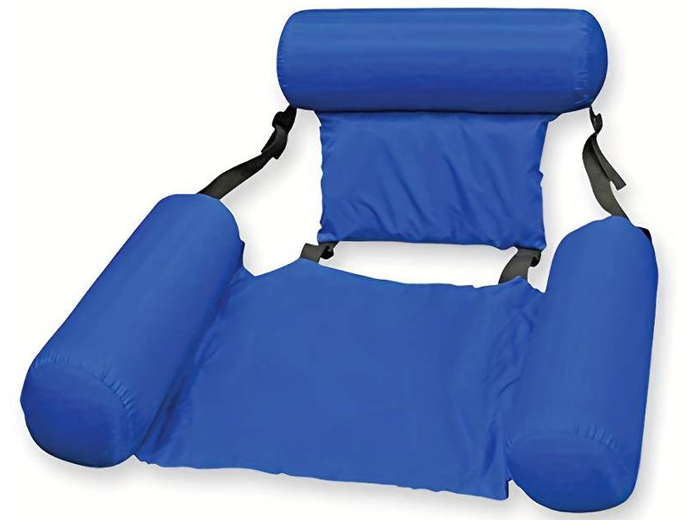 Pripučiama kėdė čiužinys su atlošu, mėlynas