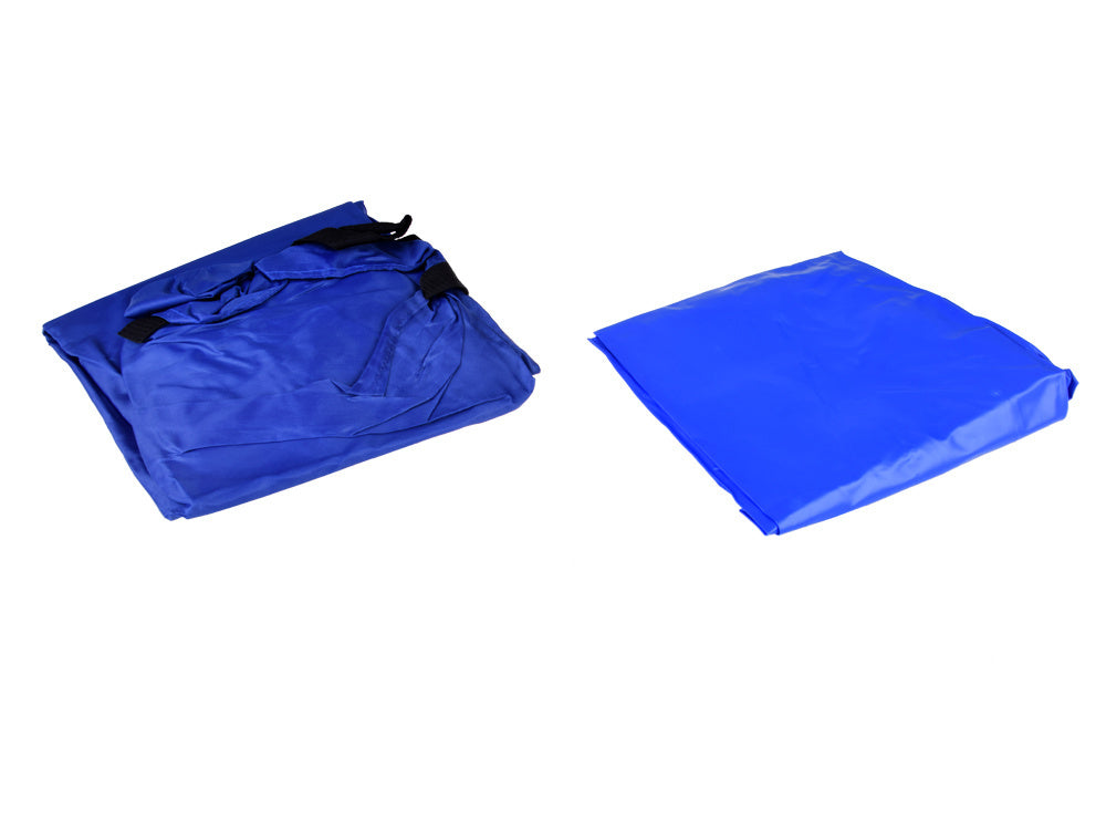 Pripučiama kėdė čiužinys su atlošu, mėlynas