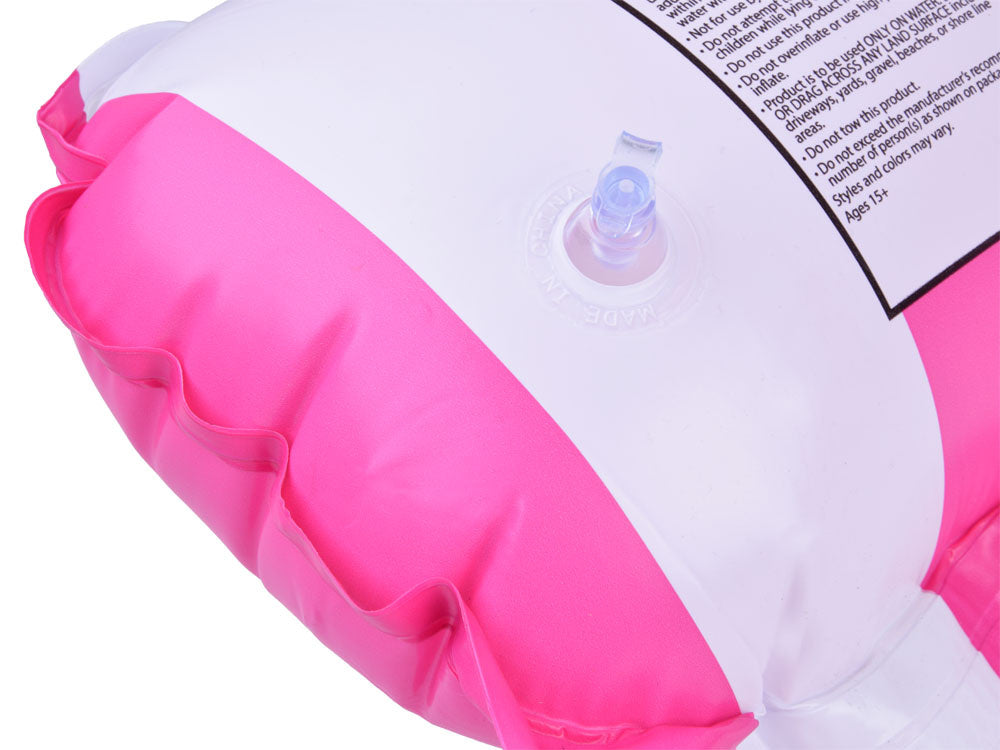 Pripučiamas plaukimo čiužinys - hamakas, rožinis