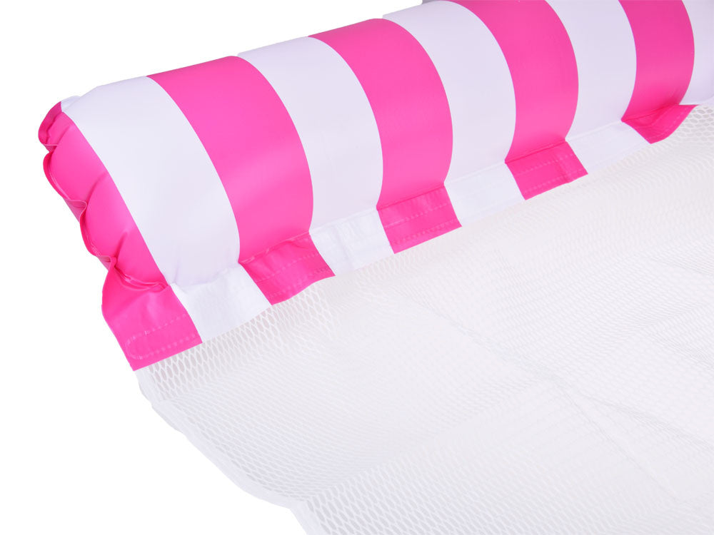 Pripučiamas plaukimo čiužinys - hamakas, rožinis