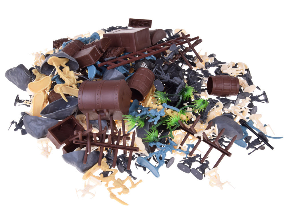 Kareivių figūrėlių rinkinys su priedais 302 el.