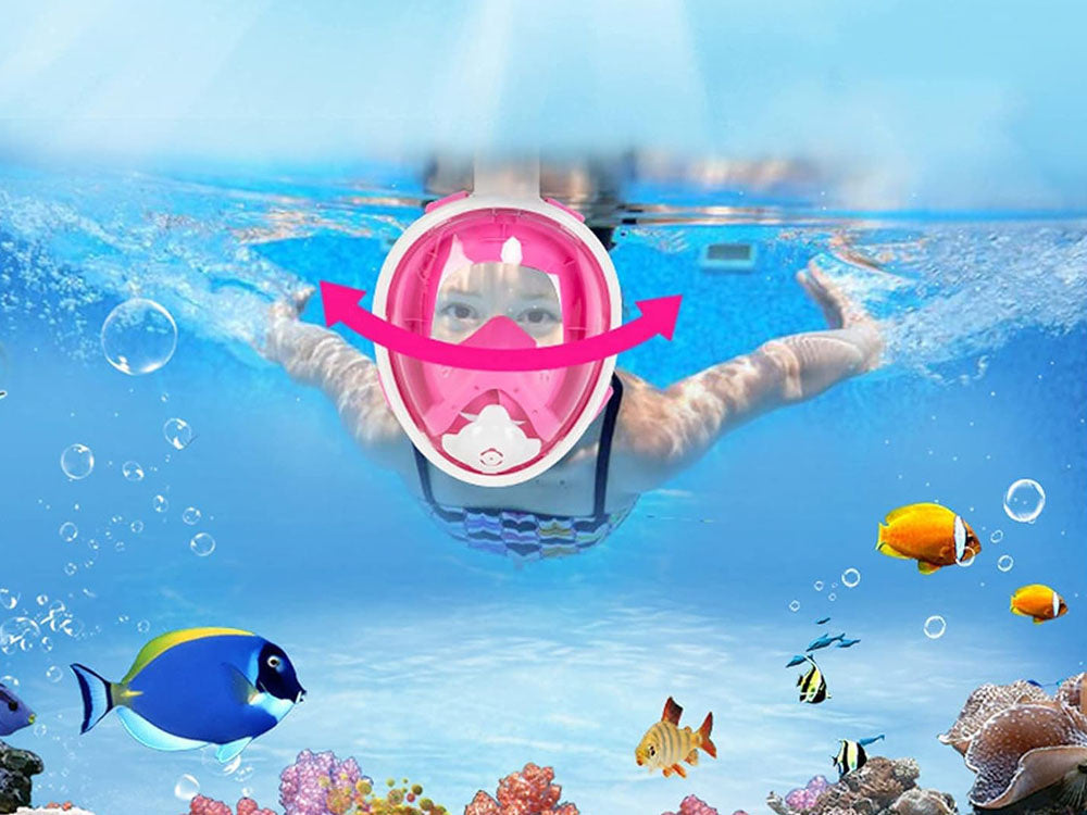 Nardymo kaukė vaikams S/M, rožinė