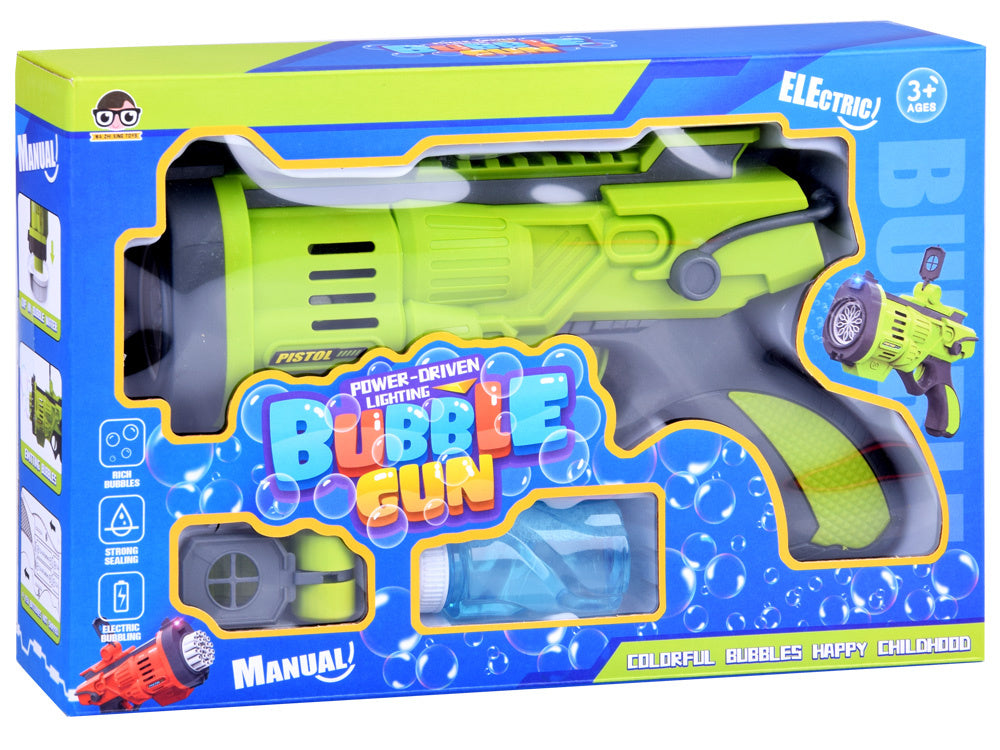 Įkraunamas muilo burbulų pistoletas, oranžinis