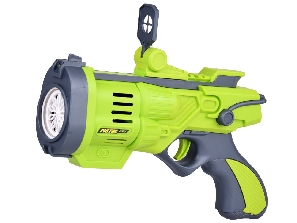 Įkraunamas muilo burbulų pistoletas, oranžinis