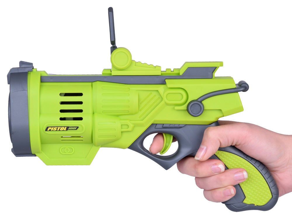 Įkraunamas muilo burbulų pistoletas, oranžinis