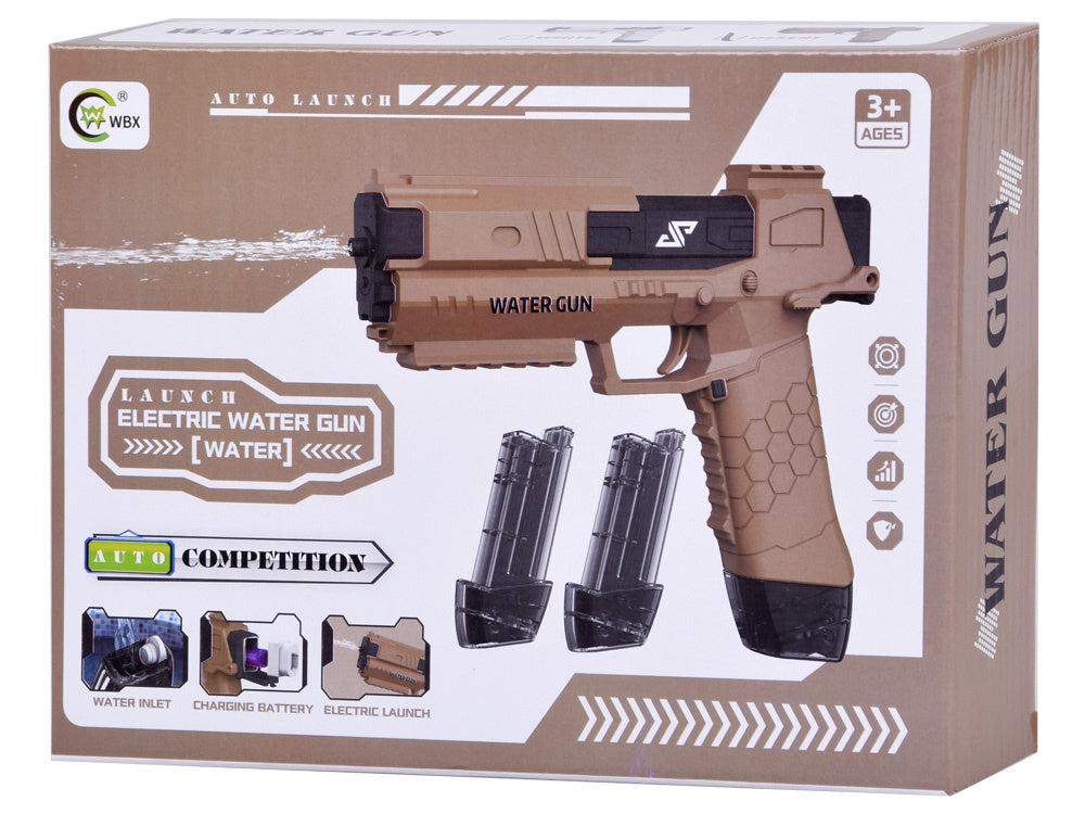 Elektrinis vandens pistoletas vaikams, rudas