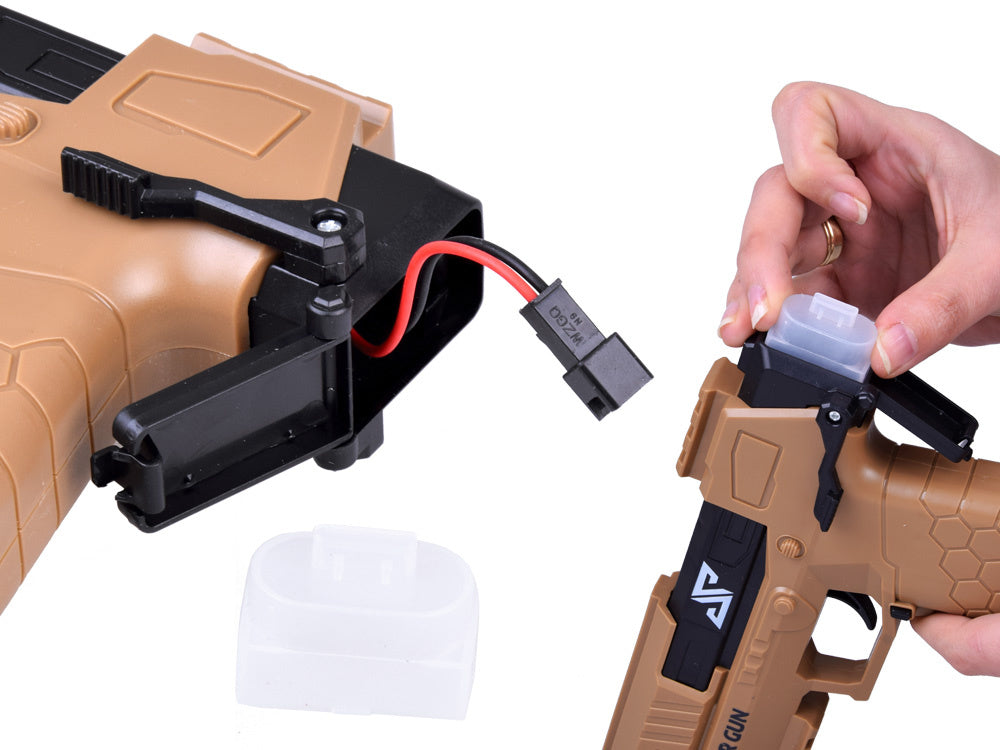 Elektrinis vandens pistoletas vaikams, rudas