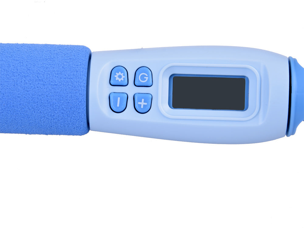 Šokinėjimo šokdynė su skaitikliu, mėlyna