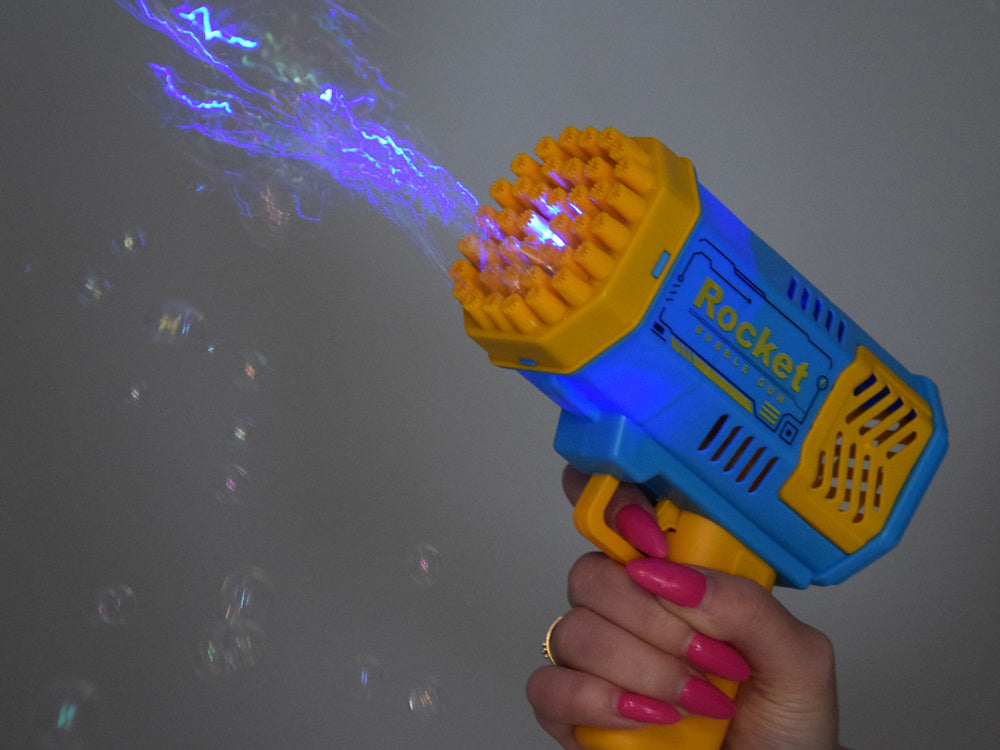 Muilo burbulų pistoleto rinkinys, mėlynas