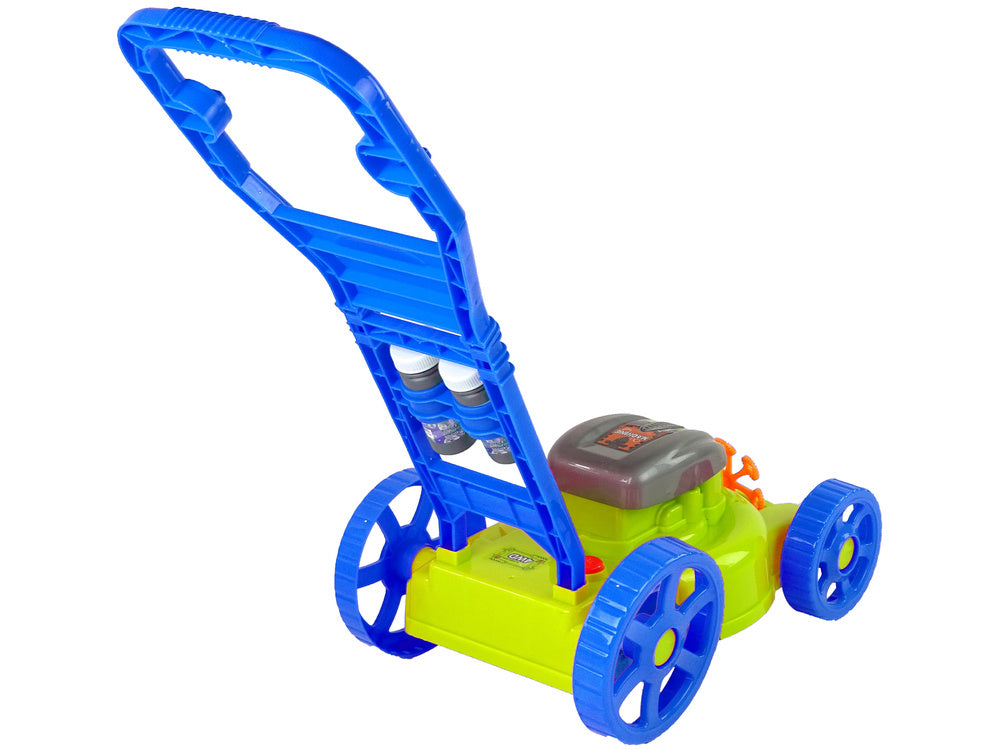 Muilo burbulų žoliapjovė su garsais, mėlyna