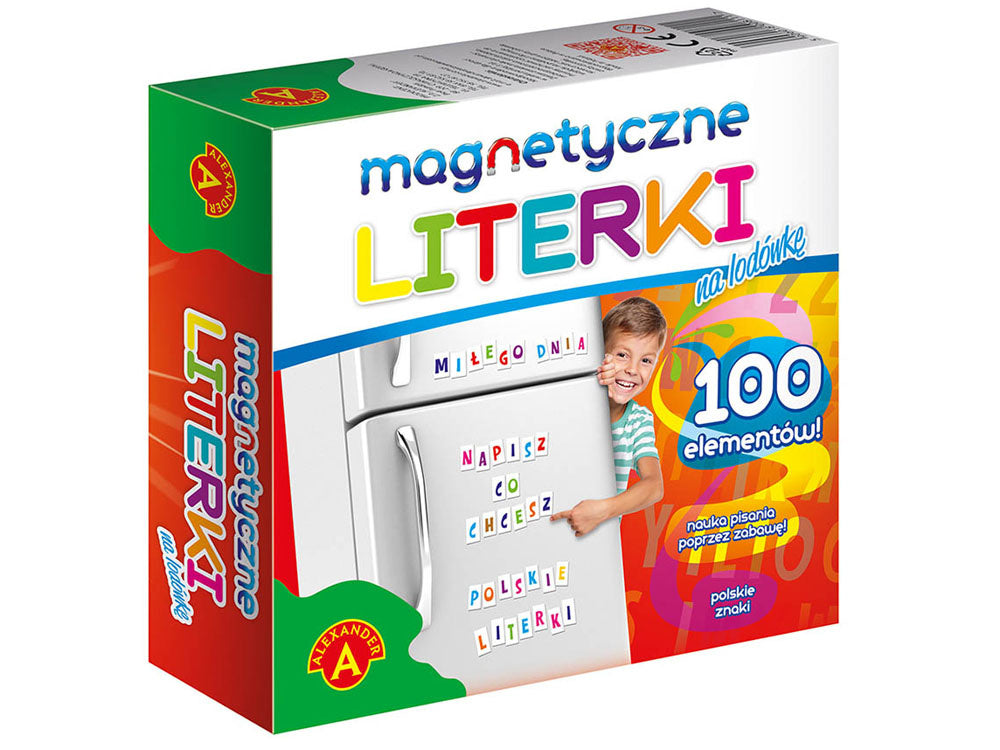Magnetic letters for the fridge 100 pieces TA0104