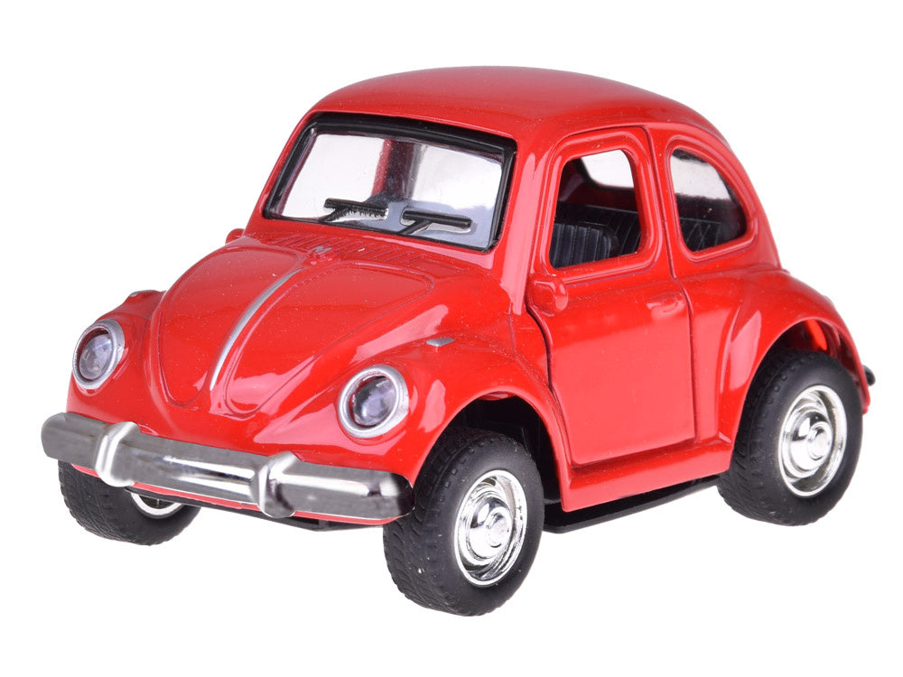 Žaislinis metalinis automobilis VV vabalas, raudonas