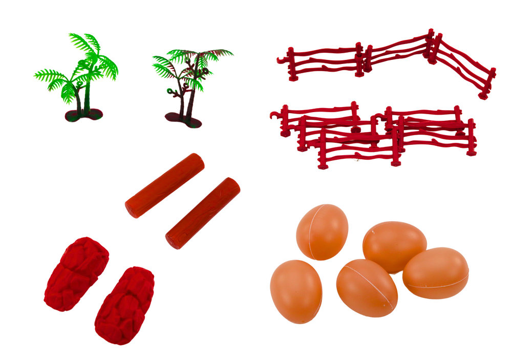 Dinozaurų figūrėlių rinkinys 45 el.