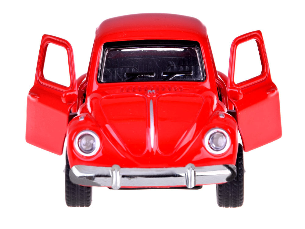 Žaislinis metalinis automobilis VV vabalas, raudonas