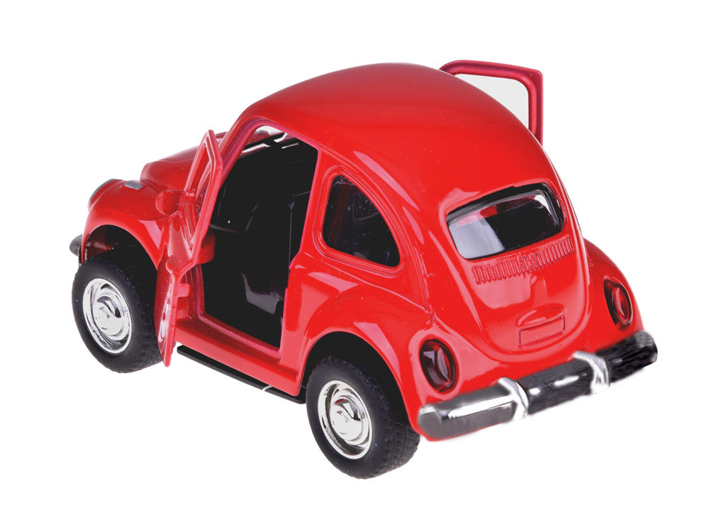 Žaislinis metalinis automobilis VV vabalas, raudonas