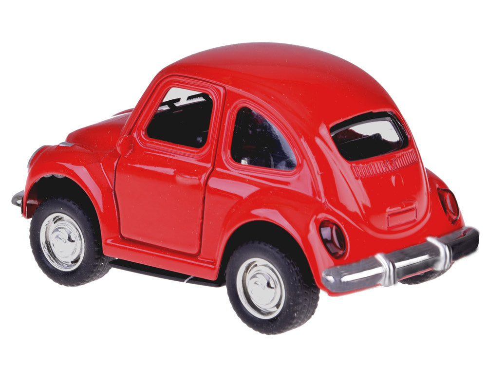 Žaislinis metalinis automobilis VV vabalas, raudonas