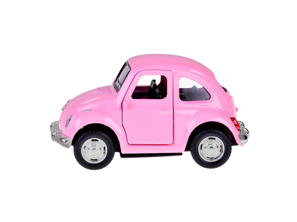 Metalinis automobilis su šviesos ir garso efektais, rožinis