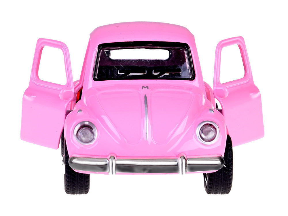 Metalinis automobilis su šviesos ir garso efektais, rožinis