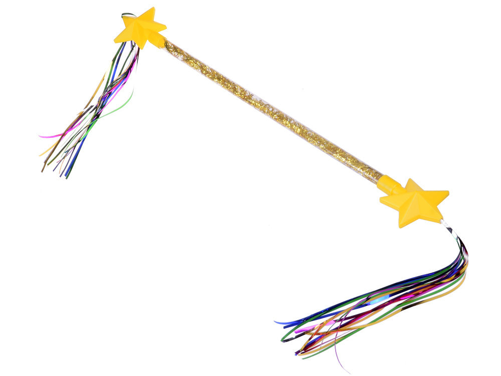 Gimnastikos lazdelė su juostelėmis