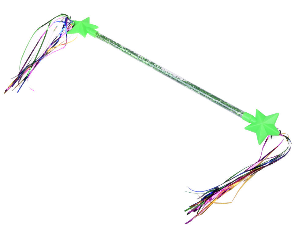 Gimnastikos lazdelė su juostelėmis