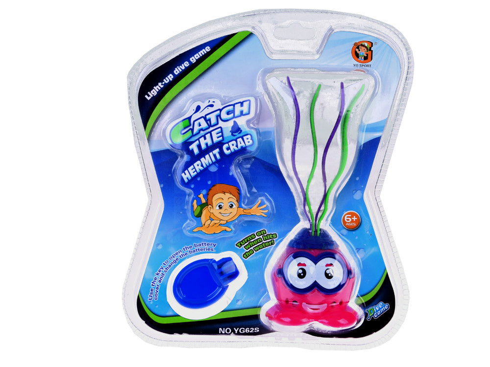 Vandens žaislas su šviesos efektais, krabas