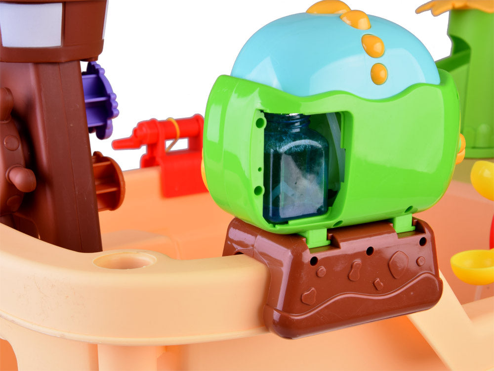 Žaidimų stalas Piratų valtis su muilo burbulais ir priedais