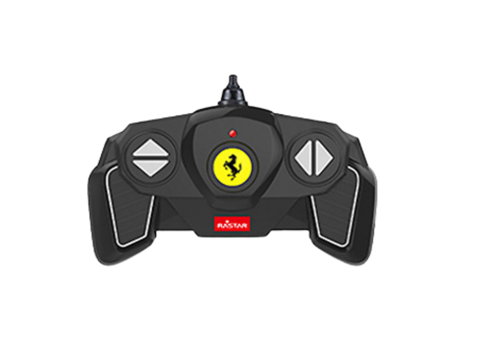 Nuotoliniu būdu valdomas Ferrari SF1000 automobilio konstruktorius Rastar, raudonas