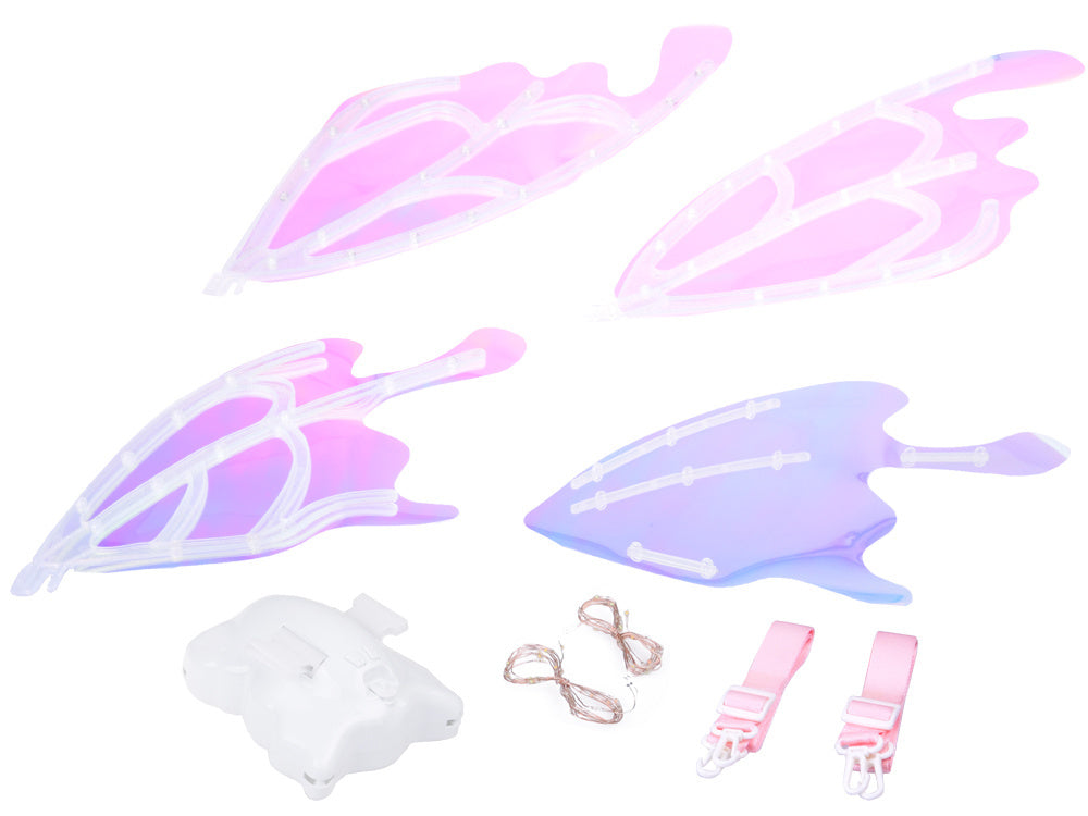 Drugelio sparnai vaikams su šviesos ir garso efektais