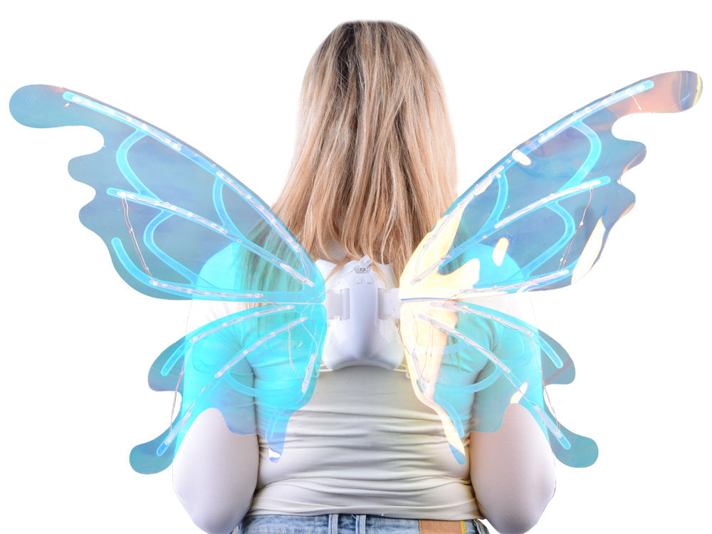 Drugelio sparnai vaikams su šviesos ir garso efektais