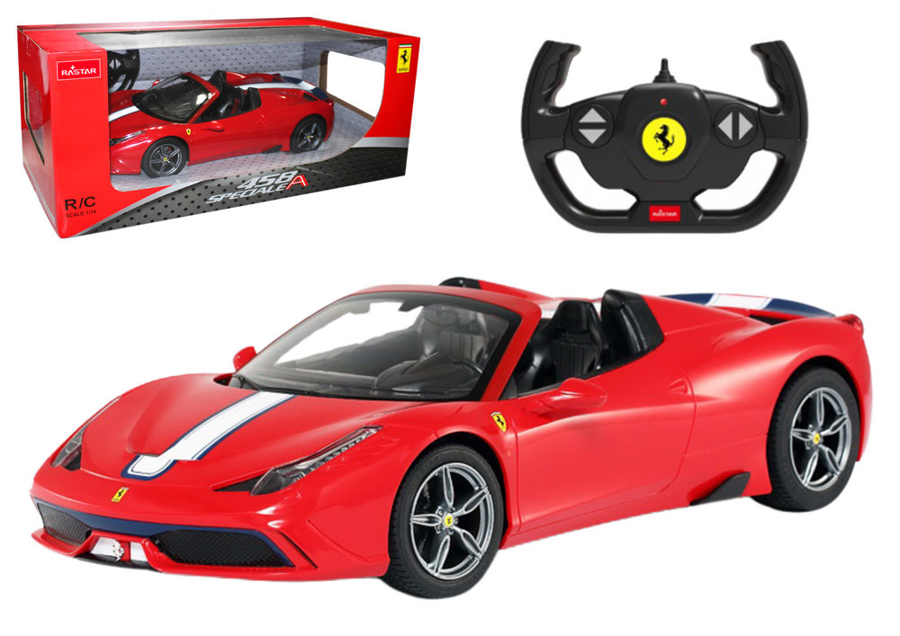 Nuotoliniu būdu valdomas  Laferrari Aperta Red Cabrio automobilis 1:14 Rastar, raudonas